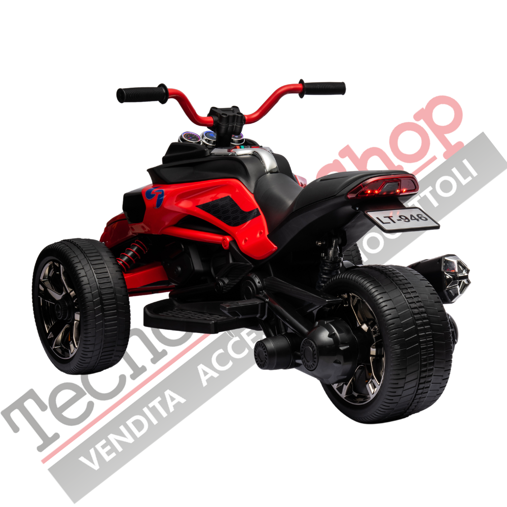 Quad Elettrico per Bambini ATV 3.0 12V-Rosso