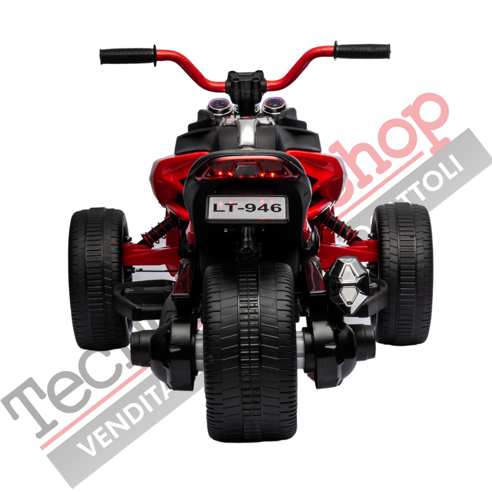 Quad Elettrico per Bambini ATV 3.0 12V-Rosso