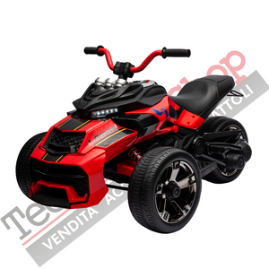 Quad Elettrico per Bambini ATV 3.0 12V-Rosso