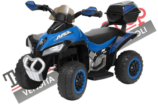 Quad Elettrico Per Bambini  Tecnobike Shop  ATV Mini Quad Deluxe 6V-Blu