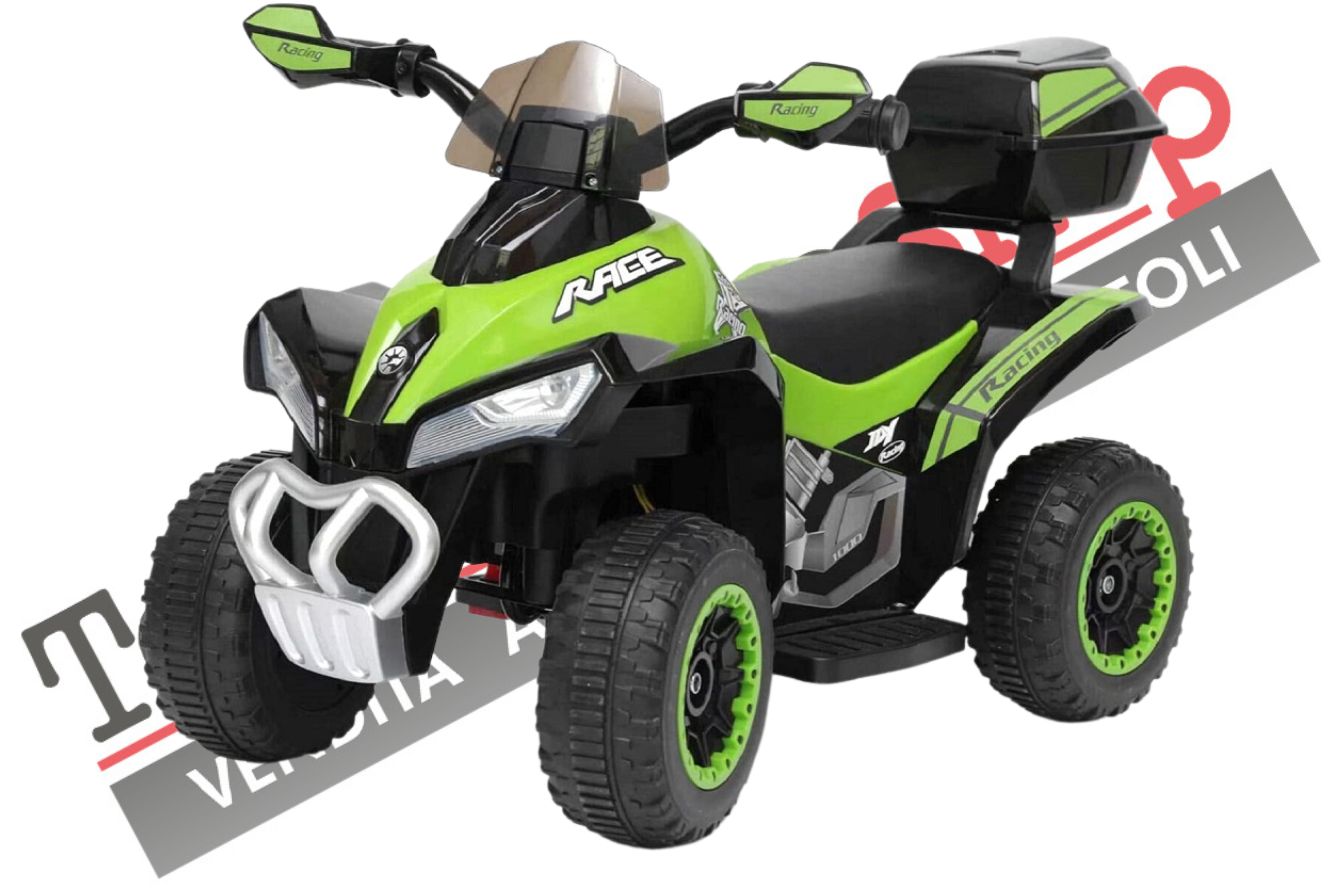 Quad Elettrico Per Bambini  Tecnobike Shop  ATV Mini Quad Deluxe 6V-Verde