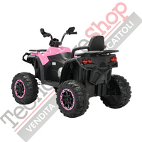 Quad Elettrico per Bambini Quad Medio 12V-Rosa