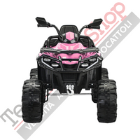 Quad Elettrico per Bambini Quad Medio 12V-Rosa