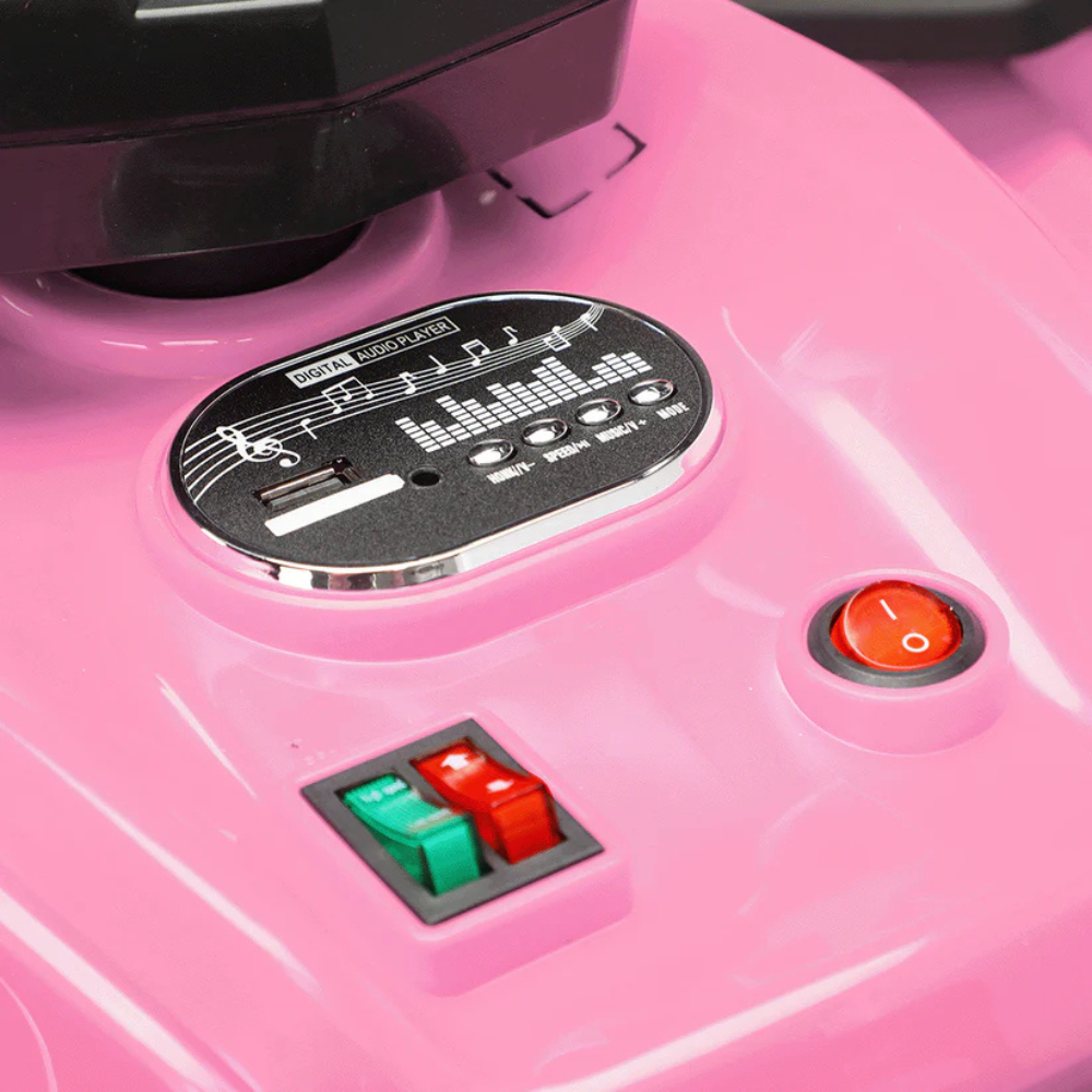 Quad Elettrico per Bambini Quad Medio 12V-Rosa
