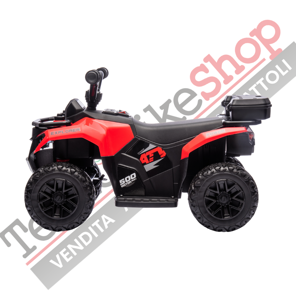 Quad Elettrico Per Bambini  Mini Quad Safari 6V-Rosso