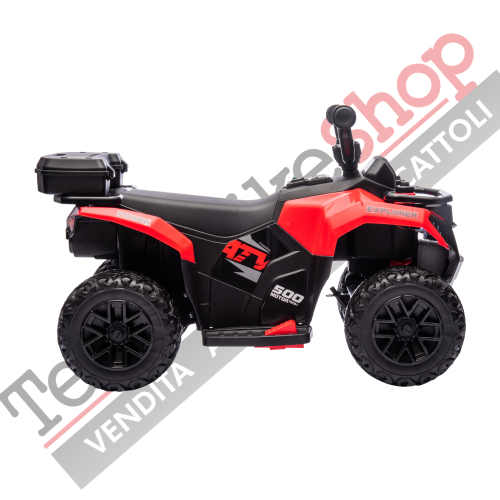 Quad Elettrico Per Bambini  Mini Quad Safari 6V-Rosso