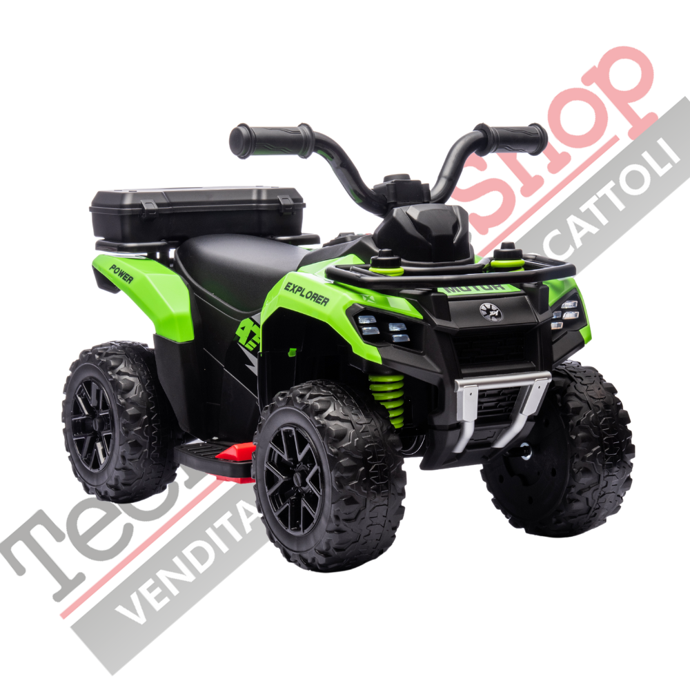 Quad Elettrico Per Bambini  Mini Quad Safari 6V-Verde
