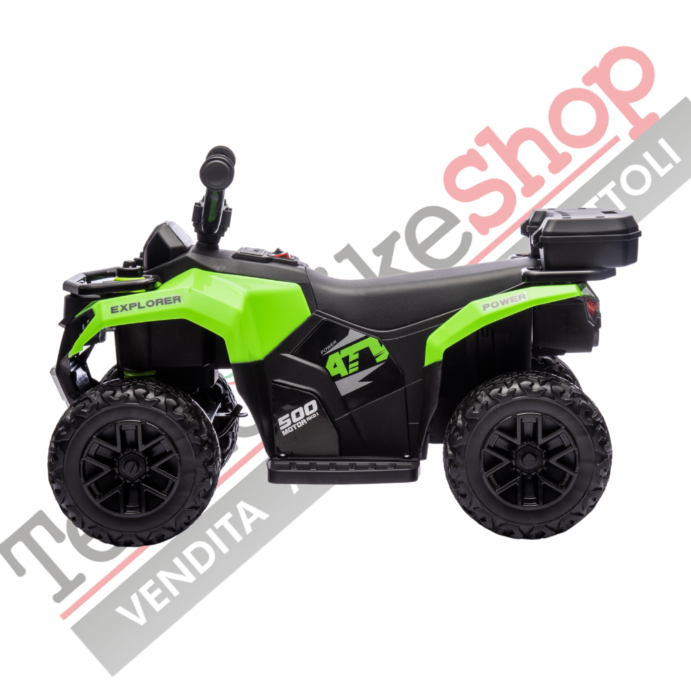 Quad Elettrico Per Bambini  Mini Quad Safari 6V-Verde