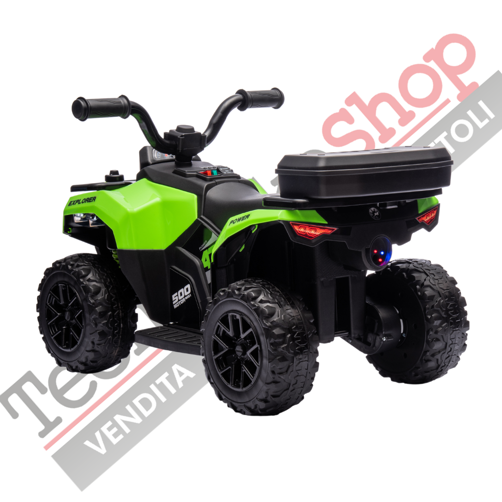 Quad Elettrico Per Bambini  Mini Quad Safari 6V-Verde