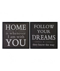 Quadri stampa scritte