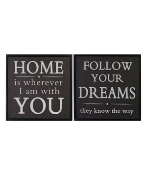 Quadri stampa scritte