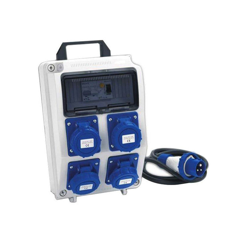 Quadro 4X2Pt Cee 16a Ip55 M 2,5 Rosi