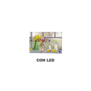 Quadro led barattoli rettangolare cm40x30x1,8