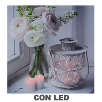 Quadro led lanterna cm40x2,3x40