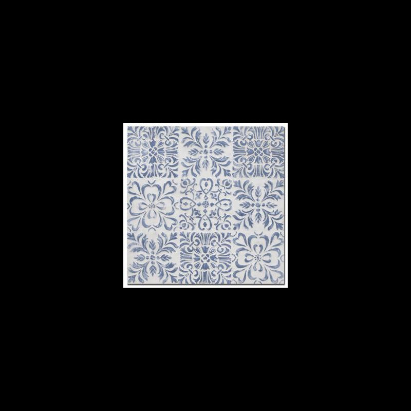 Quadro legno blu quadro cm80x80h3,5