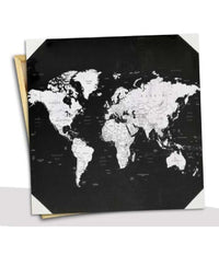 Quadro Quadretto Decorativo 45x45x1,5cm Tela Su Legno Deluxe 4 Decori Ass 834790         