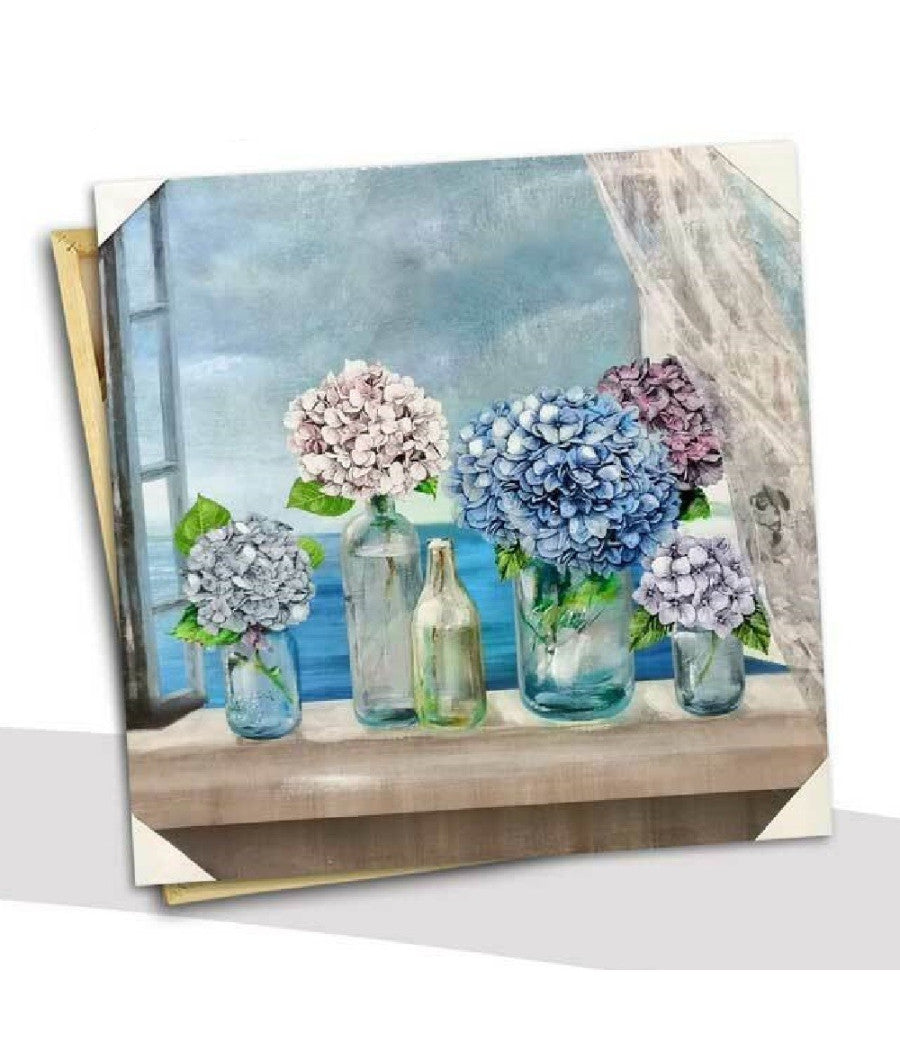 Quadro Quadretto Decorativo 45x45x1,8cm Tela Su Legno Deluxe Decori Ass. 806872         