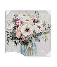 Quadro Quadretto Decorativo 60x60x2,5cm Tela Su Legno Deluxe 2 Decori Ass 832000         