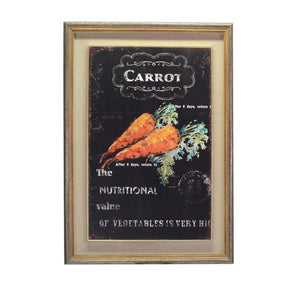 Quadro stampa carrot cm55,5x75,5x4,8