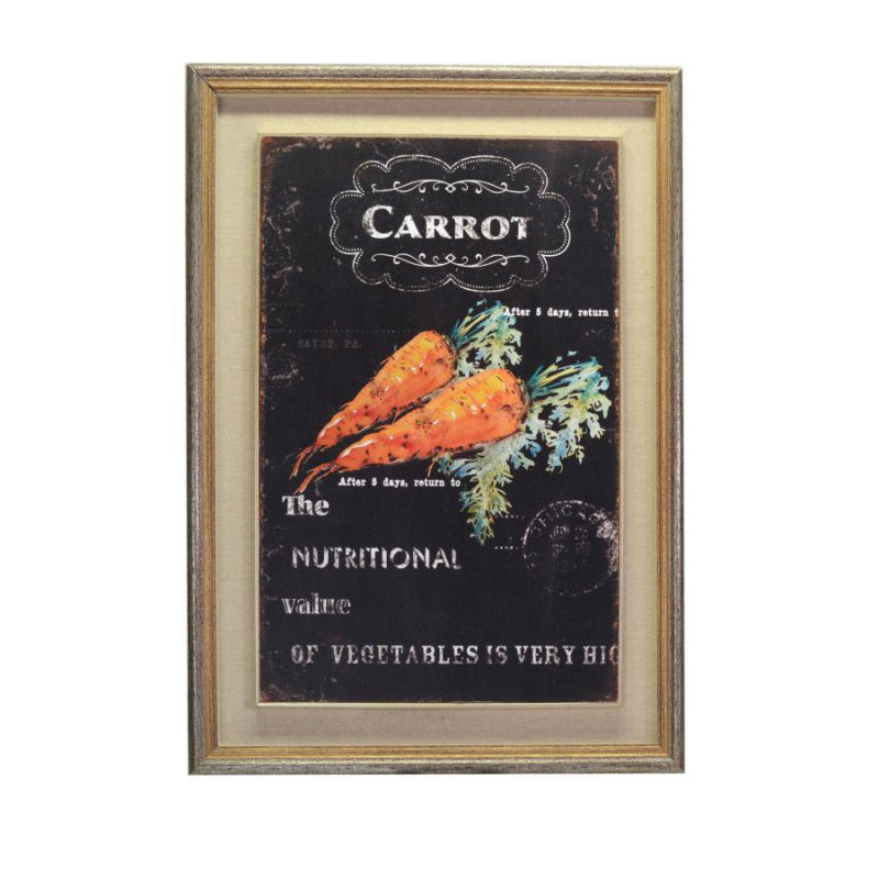 Quadro stampa carrot cm55,5x75,5x4,8