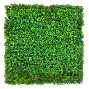 Pannelli Verde Verticale 50×50 cm Ultra-realistici e folti, per interno/esterno MUSCHIO PLUVIALE - Eternal Parquet