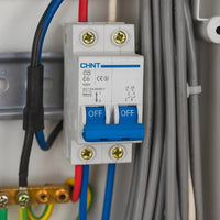 Chint interruttori magnetotermici 1p+n curva c 4,5ka serie eb 2 moduli *** ampere 6 ampere, confezione 1