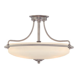 Lampadario Contemporaneo Griffin Metallo Cromo Lucido 4 Luci E27