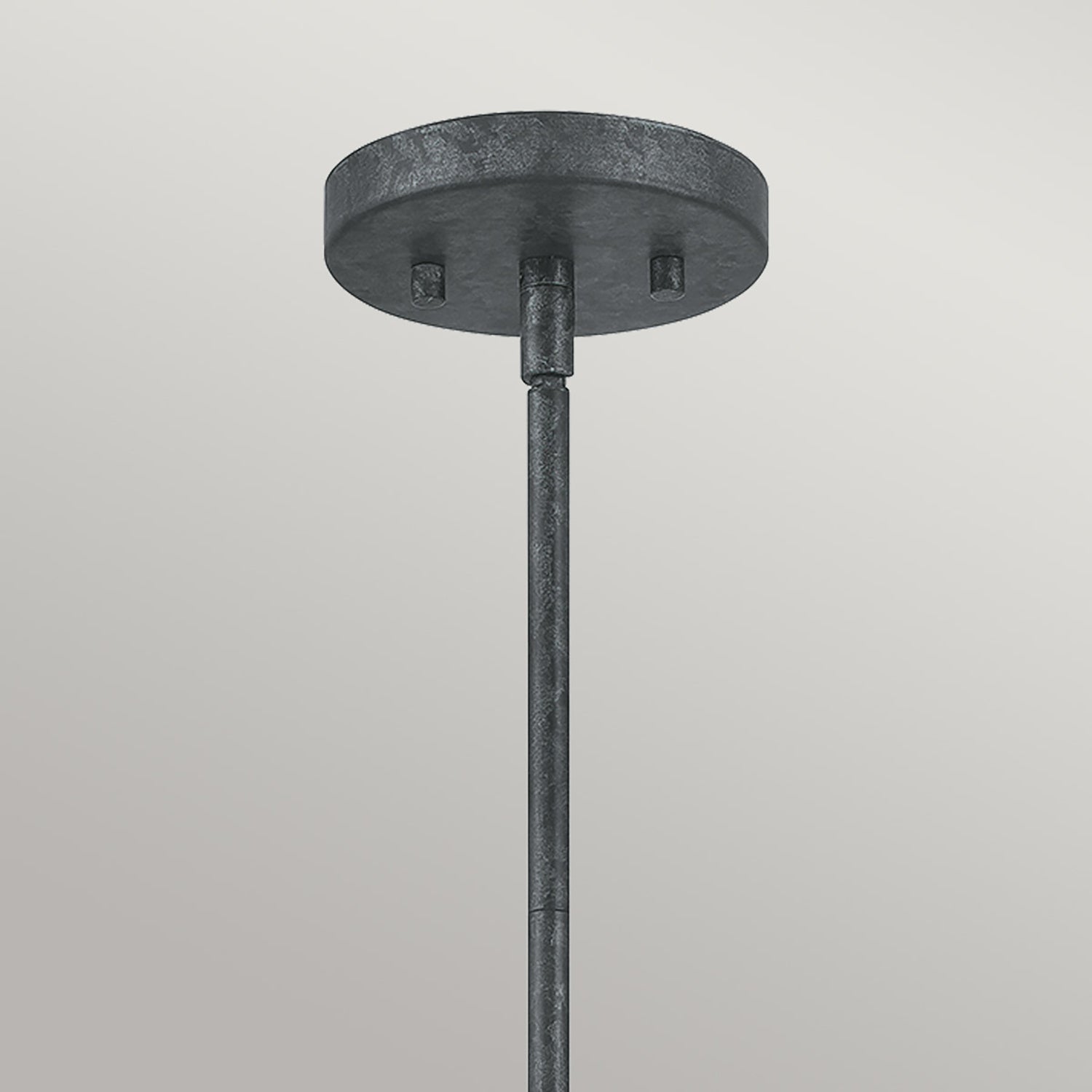Lampadario Industrial Nordico Vanguard Acciaio Nero Antico 3 Luci E14