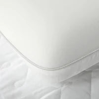 Cuscino Memory Foam a Rimbalzo Rapido con Copertura Rimovibile e Lavabile, 60x40x10 cm, Bianco Crema