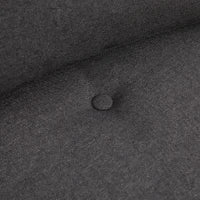 Divano da Pavimento Materasso Pieghevole, Design 2-in-1, Cuscino Rimovibile, 60 x 80 x 56 cm, Grigio Scuro