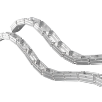 Guida profilo in lamiera zincata flessibile per strutture curve 1,5 m *** misure 30 x 75 x 30 mm, confezione 1