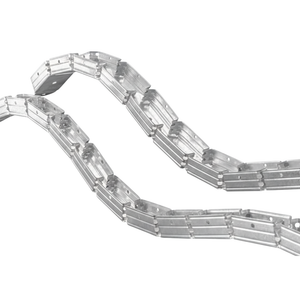 Guida profilo in lamiera zincata flessibile per strutture curve 1,5 m *** misure 30 x 75 x 30 mm, confezione 1