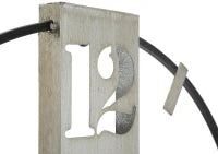 Orologio Da Muro Silvery Cm 61X4,5X63