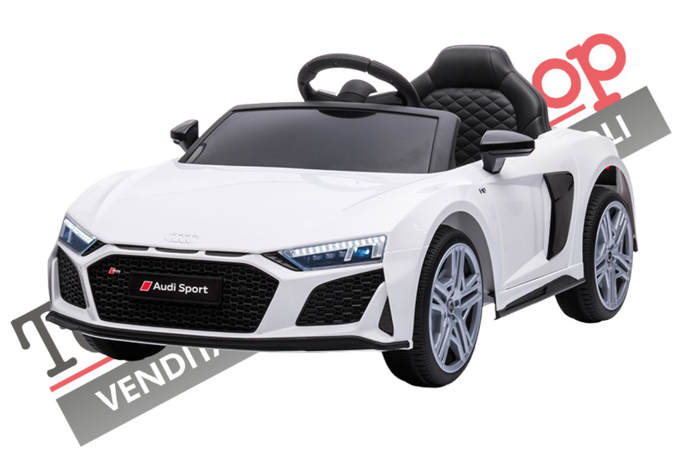 Auto Elettrica per Bambini Audi R8 Sport 12V-Bianco