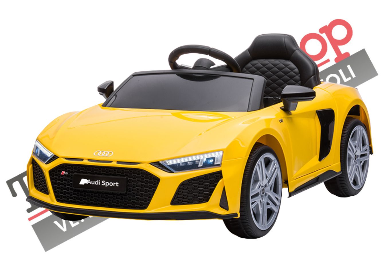 Auto Elettrica per Bambini Audi R8 Sport 12V-Giallo