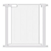 Cancellino per Cani Regolabile con Chiusura Automatica, Acciaio e ABS, 75-82x76 cm, Bianco