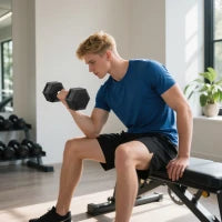 Set di 2 Manubri da 4 kg Esagonali con Presa Antiscivolo e Rivestimento in Gomma, Nero