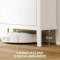 Scarpiera Slim 2 Cassetti per 14 Paia di Scarpe Taglia EU44 e Ripiani Regolabili, 80x24x95.5cm, Bianco