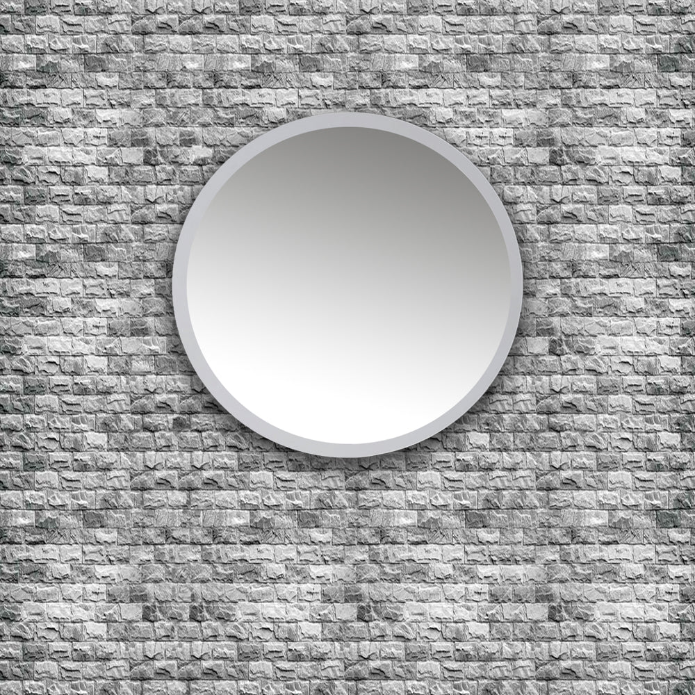 Ogomondo specchio da bagno jonas in artificial stone bianco opaco Ã˜ 50x4 cm *** confezione 1