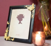 Cornice Glam Black Cm 26X2X31.7 (Misura Interna Cm 20X25)