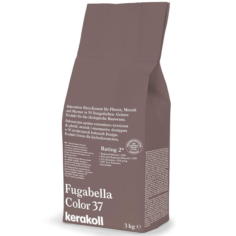 Stucco ibrido piastrelle fugabella impermeabile resistente confezione 3 kg *** colore- n 37, confezione 1
