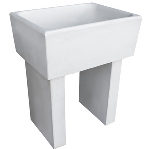 Pilozza calcestruzzo cemento piedi serie ostuni 75 x 55 x h 30 cm con piedi