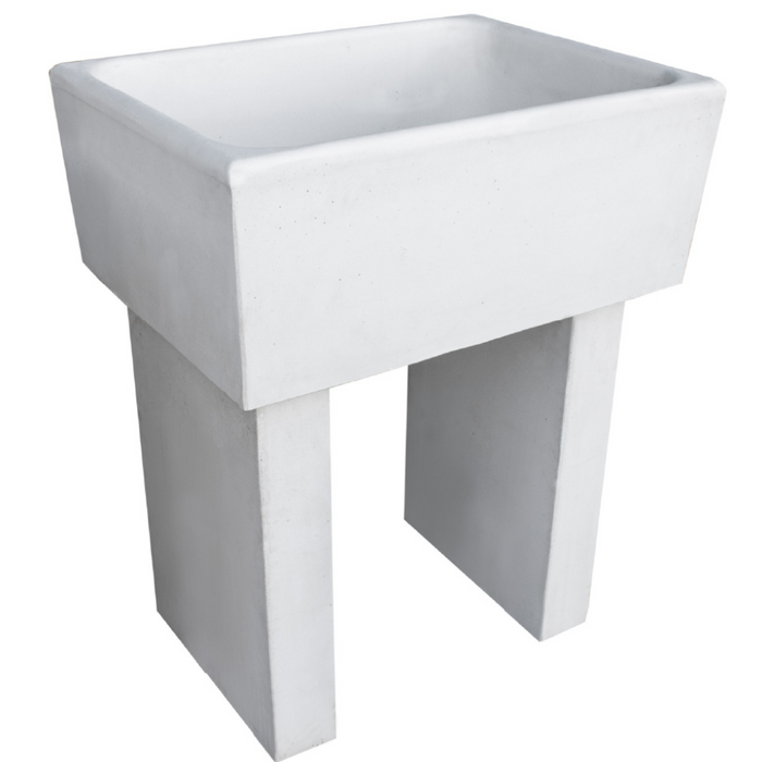 Pilozza calcestruzzo cemento piedi serie ostuni 75 x 55 x h 30 cm con piedi