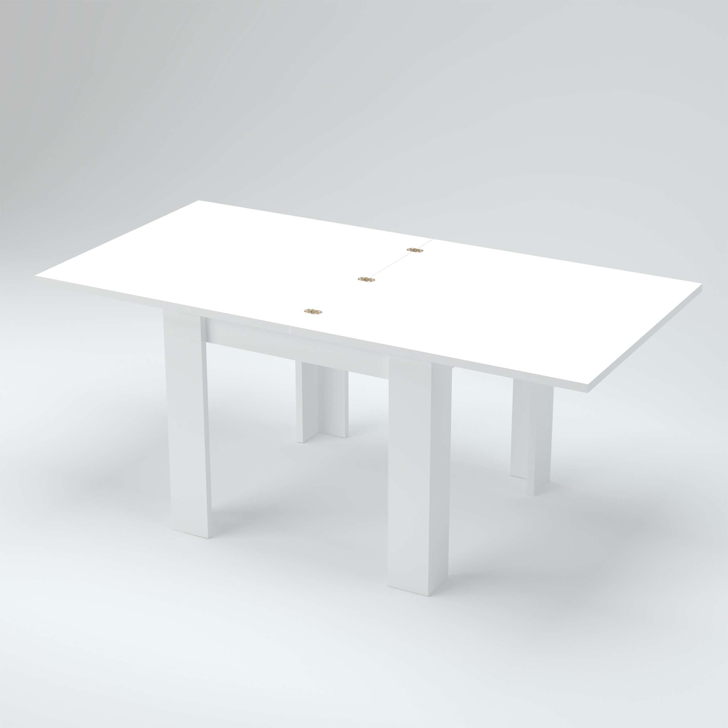 Tavolo da pranzo design allungabile a libro 90-180x90cm Jesi Liber Ardesia