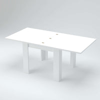 Tavolo da pranzo design allungabile a libro 90-180x90cm Jesi Liber Ardesia