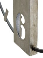 Orologio Da Muro Silvery Cm 61X4,5X63