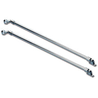 Coppia barre in acciaio inox per utilizzare la capottina come roll-bar cm 90