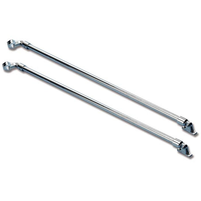 Coppia barre in acciaio inox per utilizzare la capottina come roll-bar cm 90