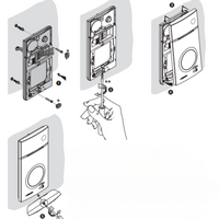 Bticino 363911 kit vivavoce monofamiliare con videocitofono classe 300x13e
