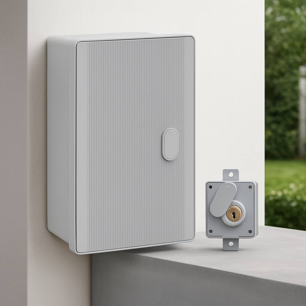 Dkc scr87/2c serratura enel ds4541 con doppia chiusura sicurezza